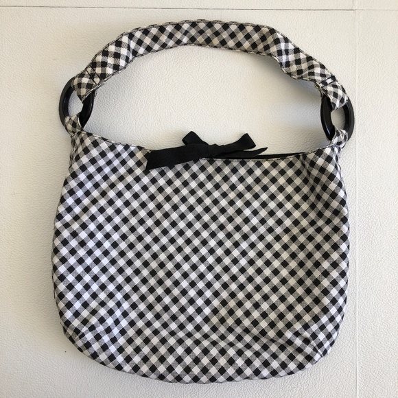 Black & White Check Purse - Picture 2 of 5